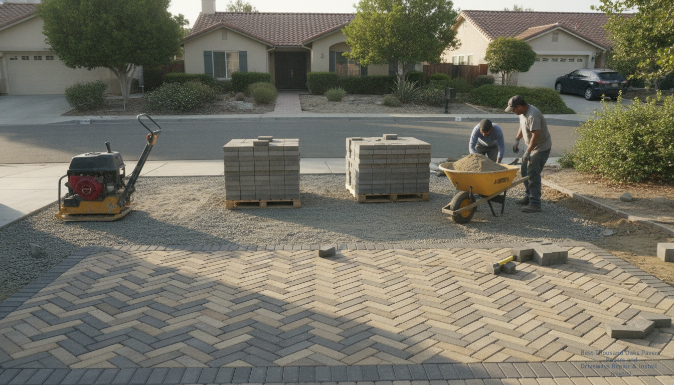 Paver Driveway Installation