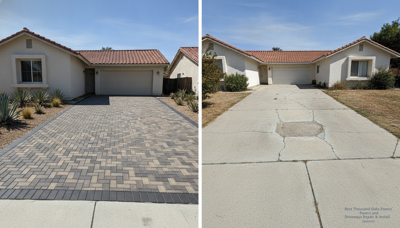 Paver Driveways vs. Concrete Driveways in Thousand Oaks: Which Is Right for Your Home?